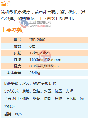 ABB工業(yè)機器人