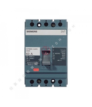 西門子塑殼斷路器-3VA 40A 55kA 3P 固定式-3VA11405MH320AA0
